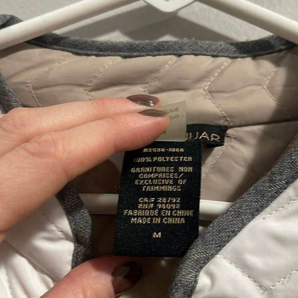 RENUAR white/cream button down puffer jacket - Picture 7 of 9